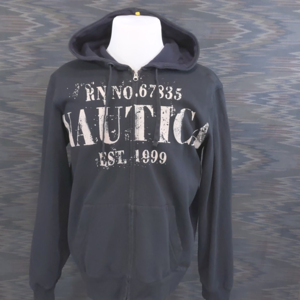 Men’s Nautica Full Zip Fleece Hoodie Size M